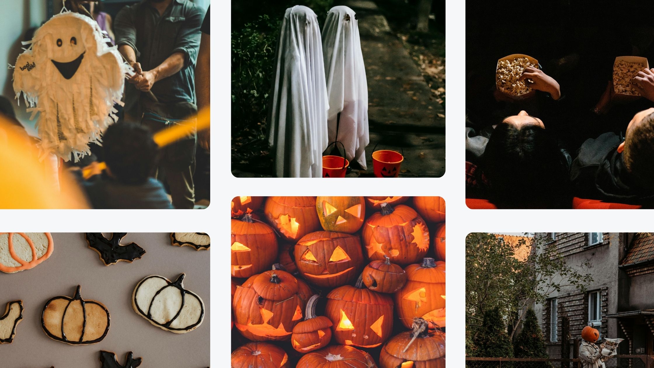 Collage of Halloween